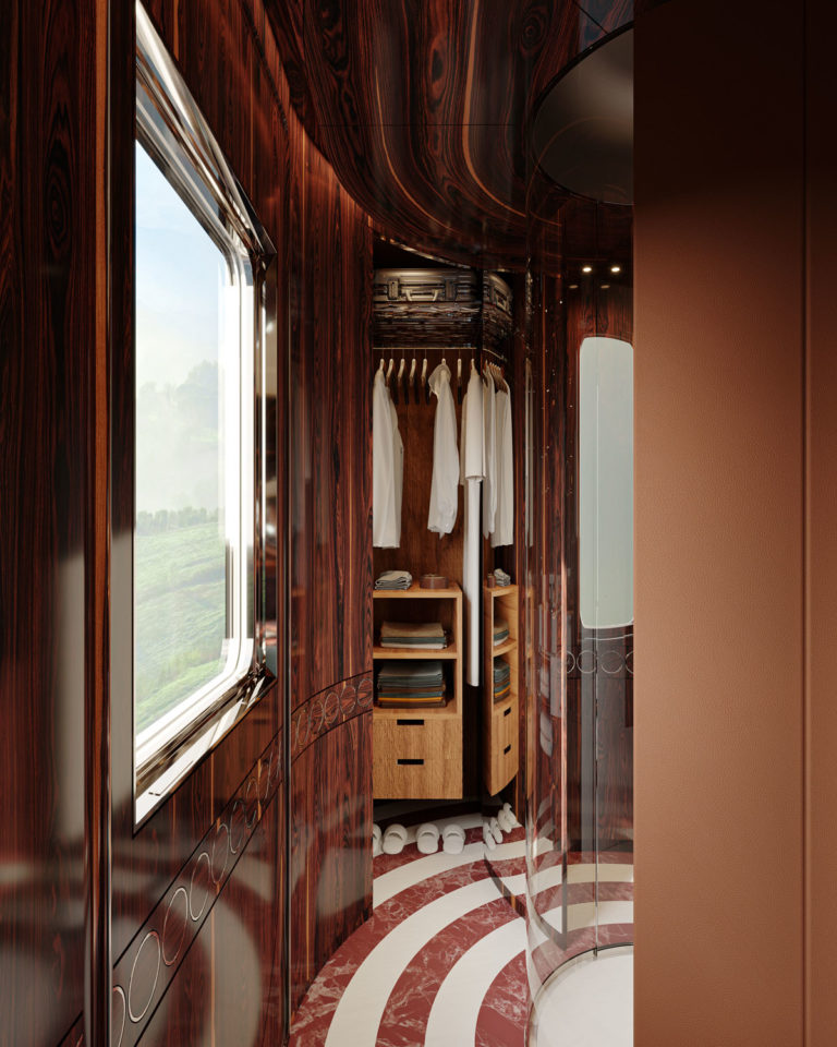 maxime d'angeac modernizes historical train interiors of 'orient